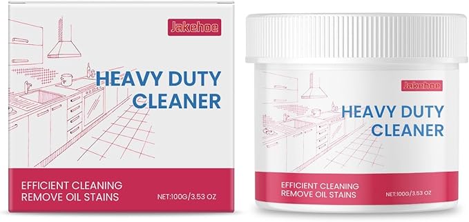 Multi-Purpose Cleaning Paste For Kitchen - Removes Stubborn Grease From Sinks Pans Stoves &amp More(2PCS)