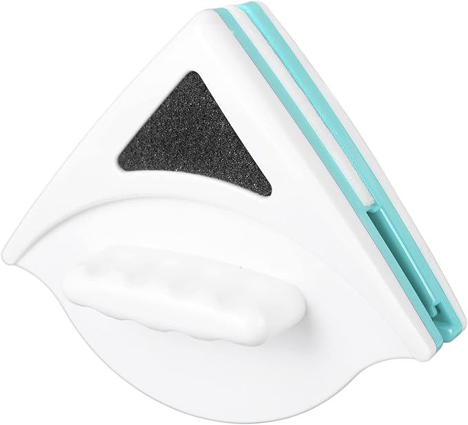 Window Double Side Wiper Plastic Ergonomic Handle Magnetic Glass Cleaning Wiper for High Rise Residential (5-12mm)