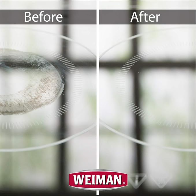 Weiman Glass Cooktop Heavy Duty Cleaner &amp Polish - Shines and Protects Glass/Ceramic Smooth Top Ranges with its Gentle Formula - 15 Oz.