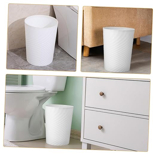 Garbage Can Plastic Wastebasket for Bathroom Kitchen Office Litter Box