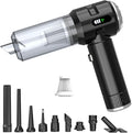 Sycoodeal Handheld Car Vacuum Cleaner 25000PA Strong Cyclonic Suction Portable Mini Vacuum Cordless with Digital Display Lightweight Handheld for Pet Hair Car Home Office Kitchen(Silver)