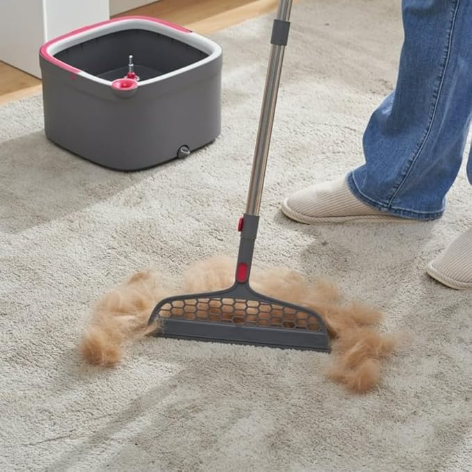 Spin Mop and Bucket System – Deluxe Set with 360° Rotating Mop for Easy Floor Cleaning