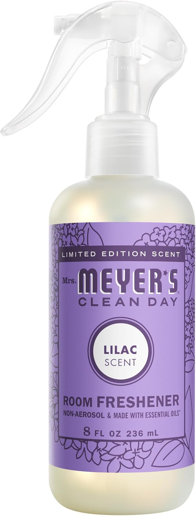 MRS. MEYER'S CLEAN DAY Room Spray Lilac Scent 8 Fl Oz Bottle