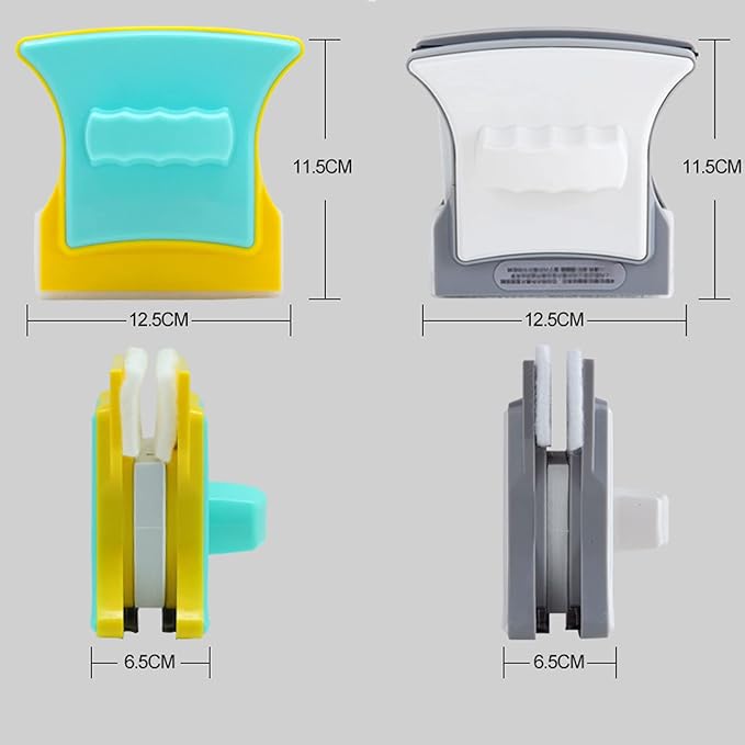 Home Triangle Double Side Magnetic Window Cleaner Double Side Glass Wiper Double Sided Wiper