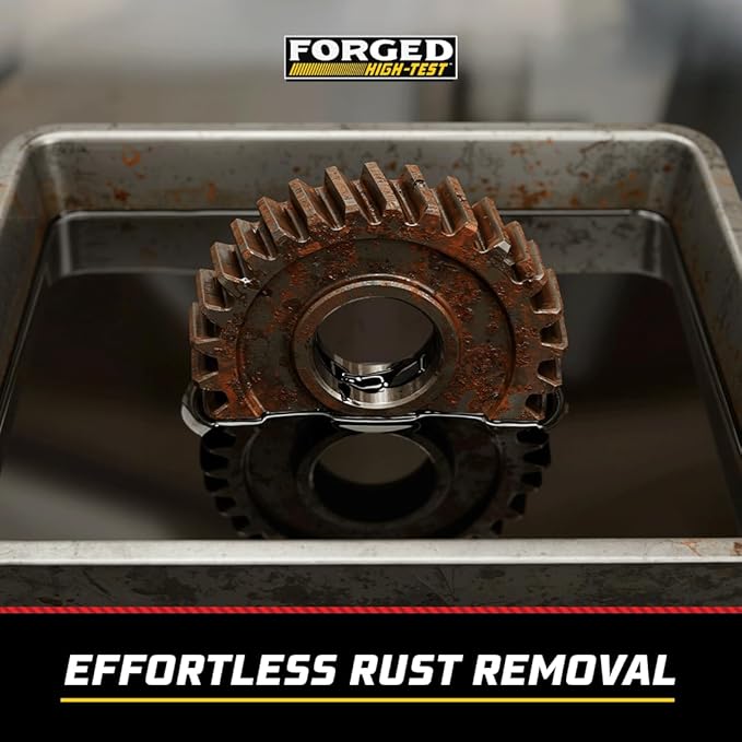 FORGED HIGH-TEST™ Extra Heavy-Duty Rust Remover 8.96 pounds (Pack of 1) | 128 oz. | Auto Parts Hardware Restoration &amp More!