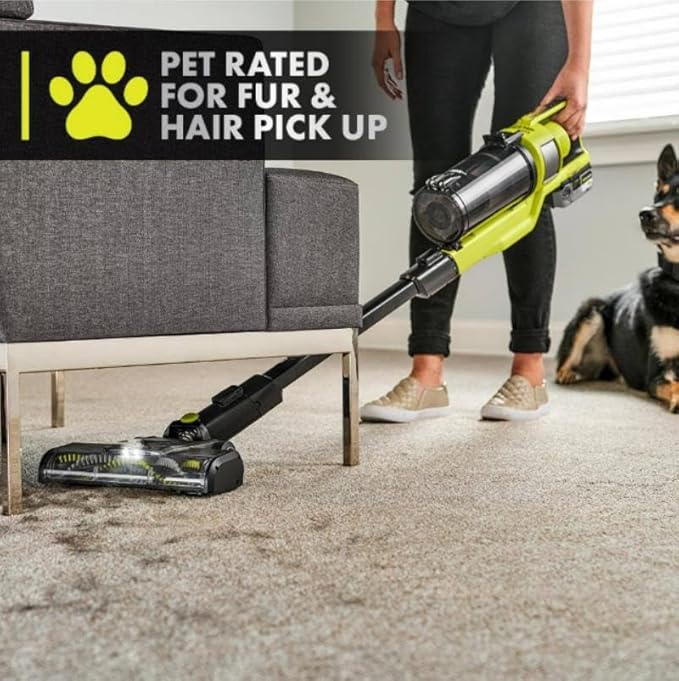 PBLSV716K-PCL704B Fits for Ryobi 18V Cordless Pet Stick Vacuum Cleaner Kit w/Battery Charger &amp Cordless Performance Hand Vacuum