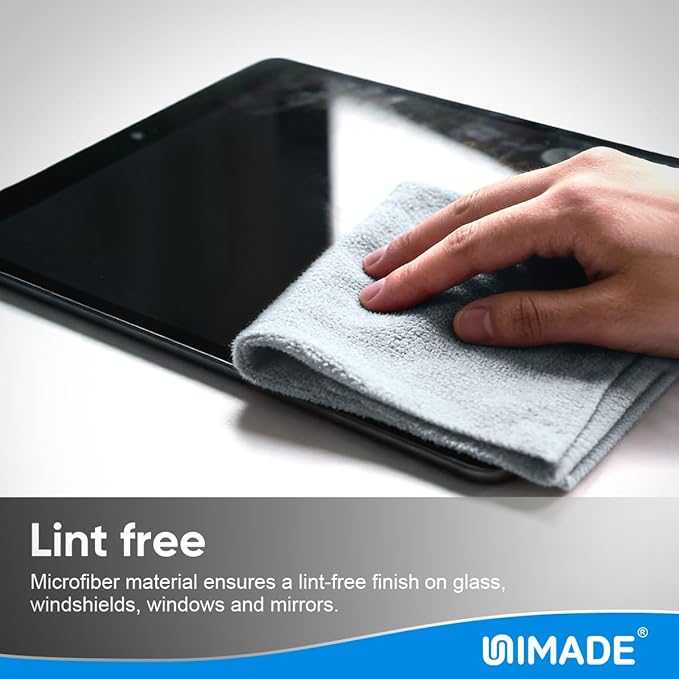 Microfiber Cleaning Cloth 100 Sheets Microfiber Towels for Cars Commercial Grade Washcloths Lint-Free Bulk Shop Towel Cleaning Rags for Mechanic Restaurant Garage Housekeeping 11x 9 Grey