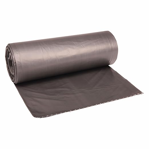Boardwalk 4046SH Low-Density Can Liners 45gal .95mil 40w x 46h Gray (4 Rolls of 25)
