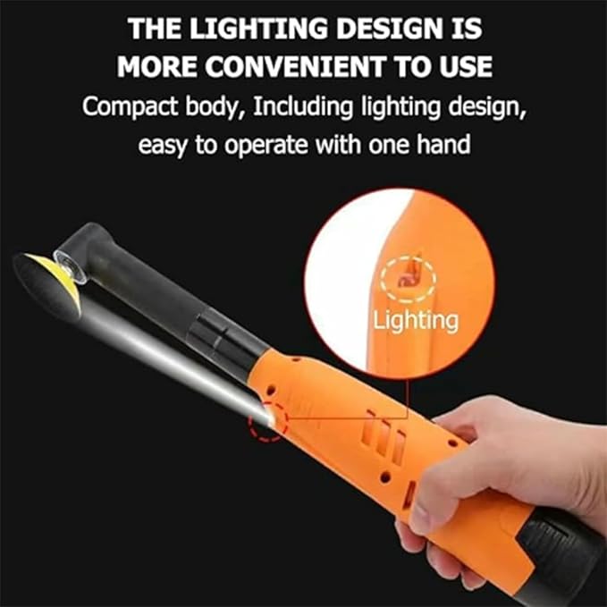 Electric Tile Grout and Rust Cleaner with 7 Speed Settings and a 90° Angle Design for Precise Cleaning of Tile Metal and Concrete Surfaces. (1 Battery)