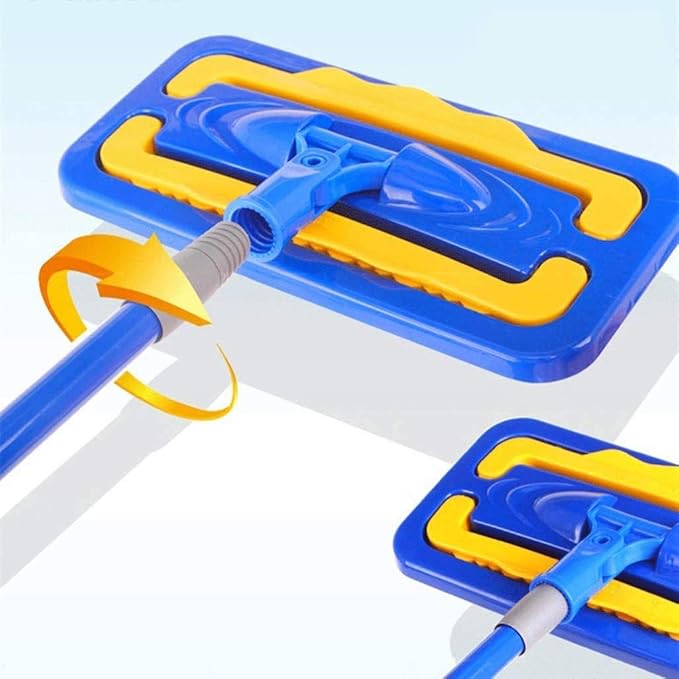 Microfiber Hardwood Floor Mop Stainless Steel Handle and Extensionfor Home Kitchen and All Floor Surfaces