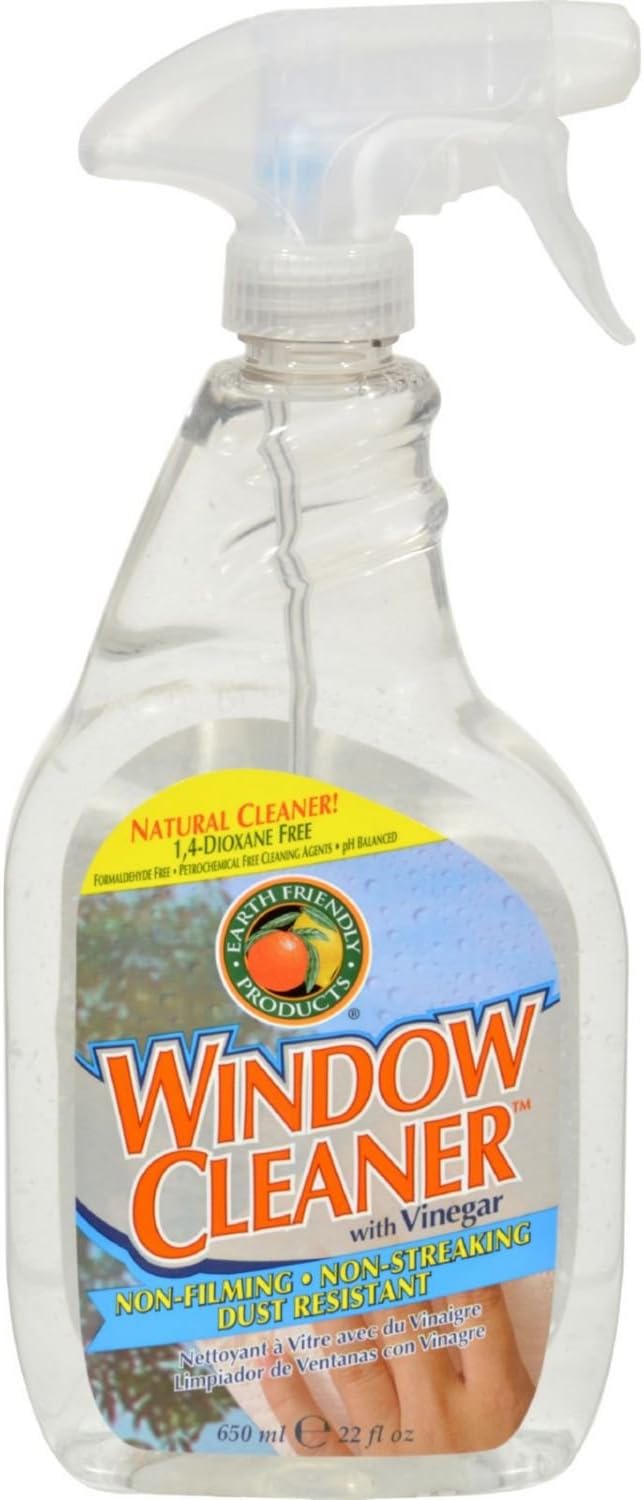 Earth Friendly Window Cleaner - Vinegar - Case of 6 - 22 fl oz