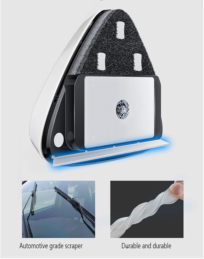 Window Cleaner Wipers Magnetic Window Cleaner Ultra-Strong Both Side Glass Surface Cleaning Brush Wiper Tools with Ergonomic Handle Design