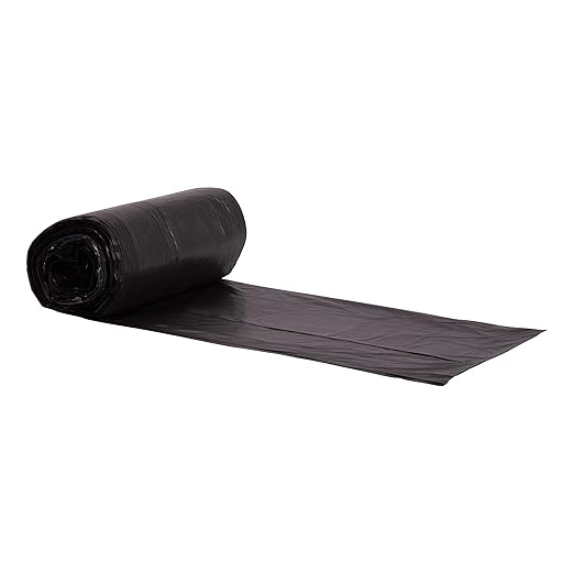 HBC Value Perfomance Can Liners 38x58 Black 1.3Mil 10/10 LLDPE Liners