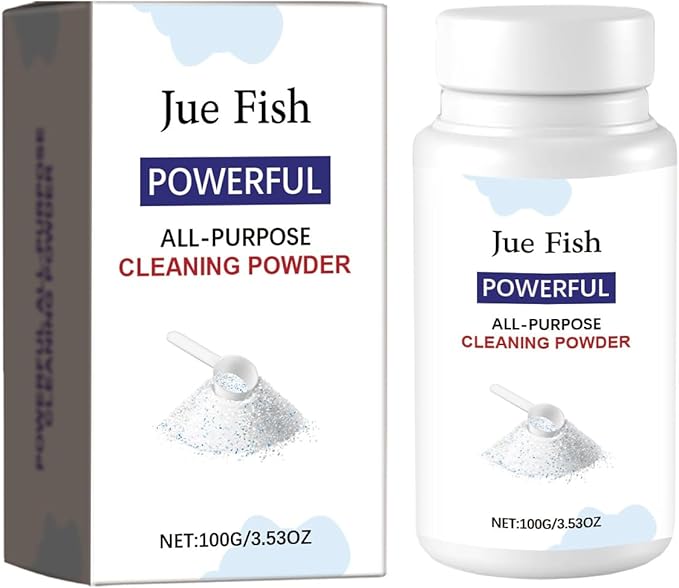 Multi-Functional Kitchen Cleaning Powder Removes Grease &amp Stains For Stoves Cookware Effective Odor Elimination(3PCS)