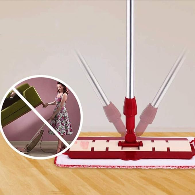 Mop - Microfiber Hardwood Floor Mop with Stainless Steel Handle and Extension