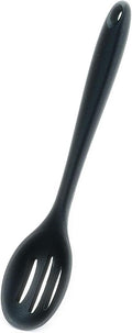 Pearl Metal Touch Silicone Slotted Spoon Small Black
