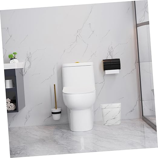 IMIKEYA Decorative Trash Can Waste Basket for Bedroom Kitchen Bathroom Rv Modern Design
