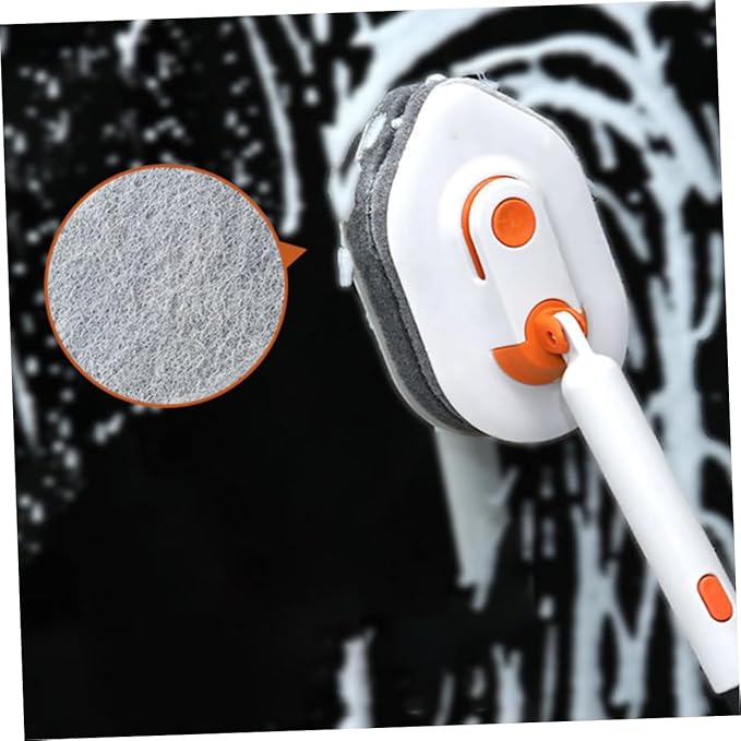 PartyKindom 2sets Bathroom Cleaner Grout Brush Tile Tub Window Cleaning Scrubber Floor Scrubber
