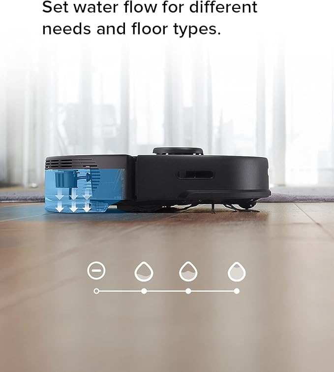 roborock S5 MAX Robot Vacuum and Mop Cleaner Self-Charging Robotic Vacuum Lidar Navigation Selective Room Cleaning No-mop Zones 2000Pa Powerful Suction 180mins Runtime Works with Alexa