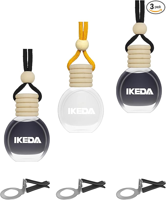 Car Air Freshener3pcs Car Deodorizer Long-Lasting Nature ScentPowered Aroma Automotive Hanging Decor for HomeAutoWomenMen