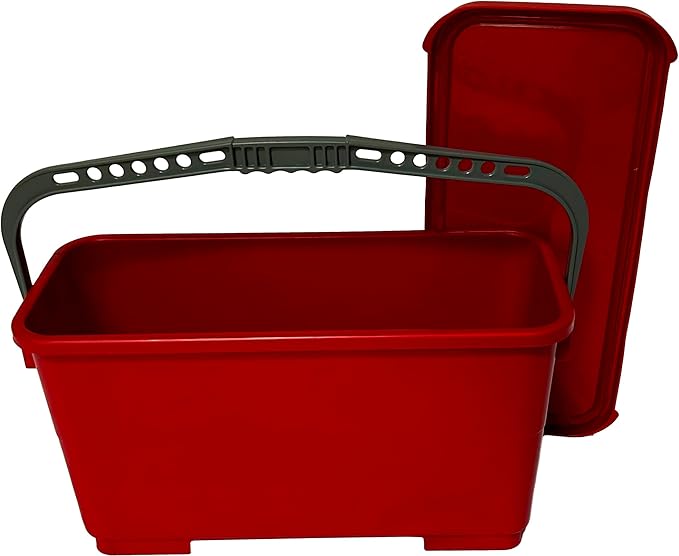 Premium Floor Wax Application Kit with 5 Microfiber Pads Telescopic Handle and Recharging Bucket