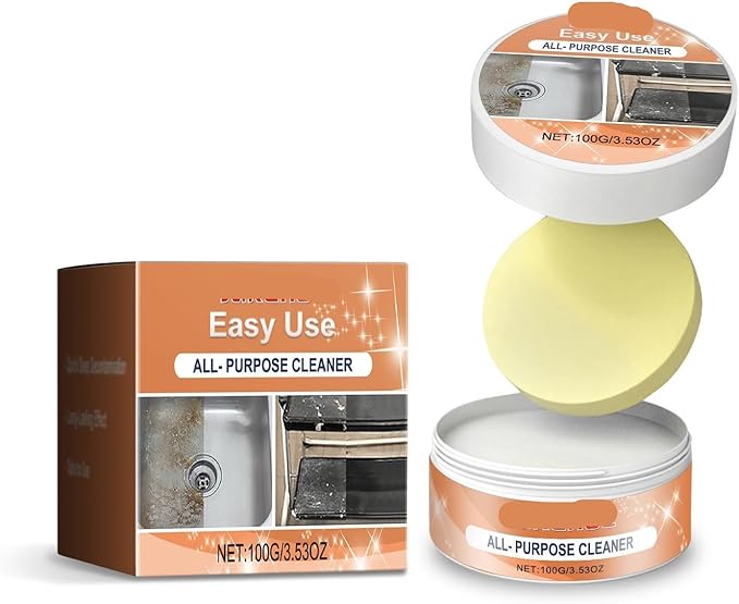 Multi-Functional Cleaning Paste - Removes Stubborn Stains Grease &amp Odors Protects Surfaces Easy To Use(2PCS)