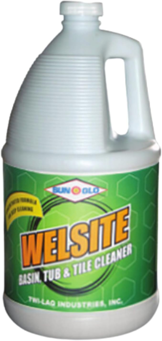 Sun-Glo Welsite Basin Tub &amp Tile Cleaner Premium Restroom Shine (4x1 Gallon Case)