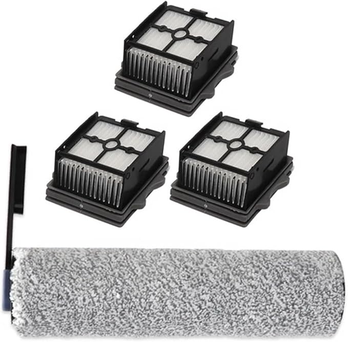 Cordless Wet Dry Vacuum Cleaner Set。Compatible for Tineco Floor ONE S5 Combo。Replacement Brush RollerVacuum HEPA Filter Accessories(Suit 10)