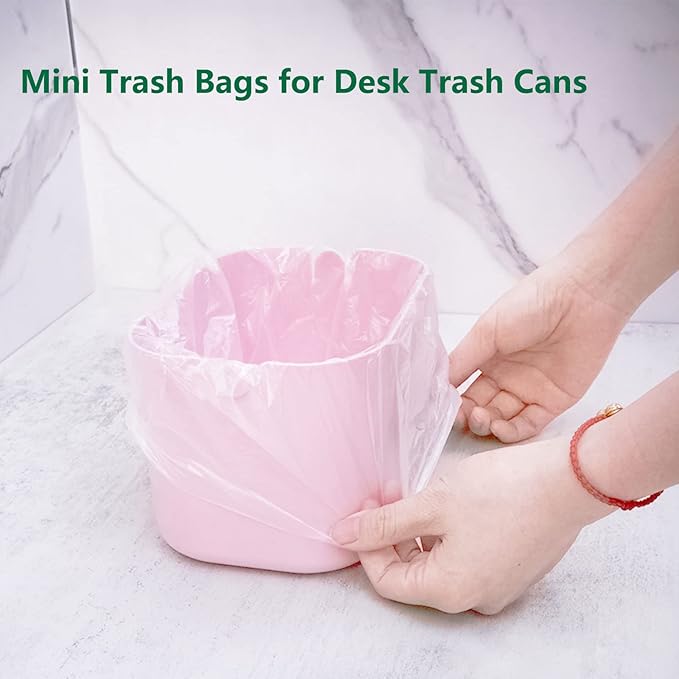 Mini Trash can with Trash Bags 420 pcs