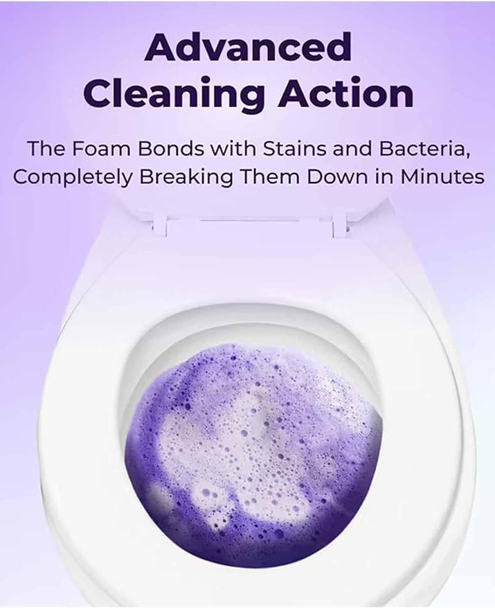 Fizclean Toilet Cleaner Fizclean Toilet Cleaning Foam FizCleaning Powder FizClean Foam Cleaner Touch Free Foaming Foaming Powder (2)
