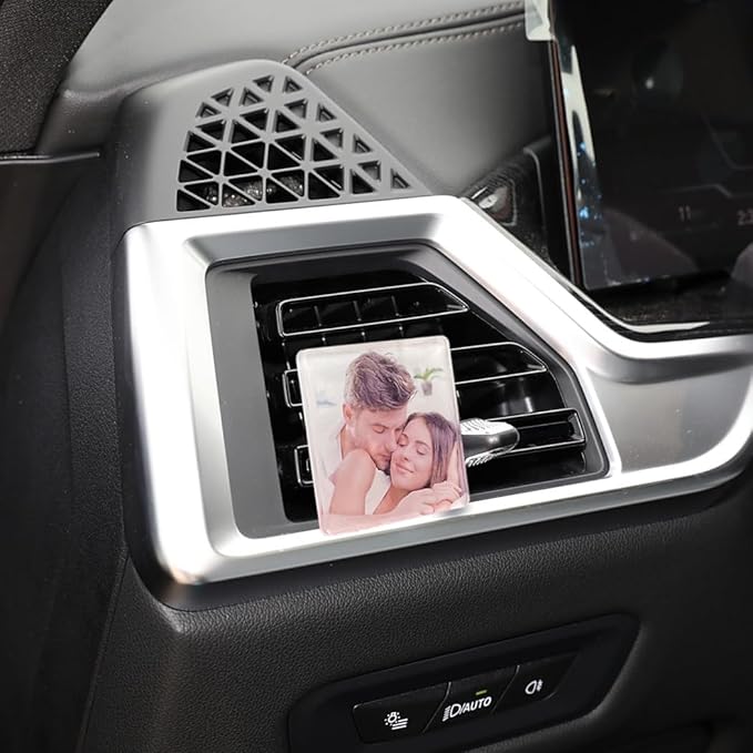 Sulimation Acrylic Car Air Vent Clip Blanks 2 inch Air Freshener 10 Packs