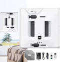 Smart Window Cleaning Robot with Double Water Jet/Remote Control 3000pa Powerful Suction Closed Durable 20 Mins for Outside Windows/Interior Ceiling