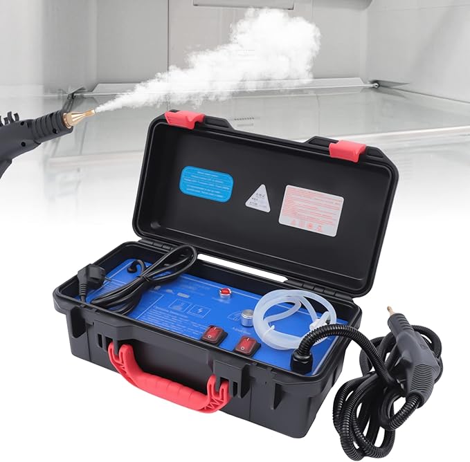 Steam Cleaner Handheld Steam Cleaner for Home &amp Car 1700W Car Steam Cleaner with 6 Gear Adjust &amp Extension Rod Portable Steam Cleaning Machine for Dirt Grease Grout Tile Floor Car