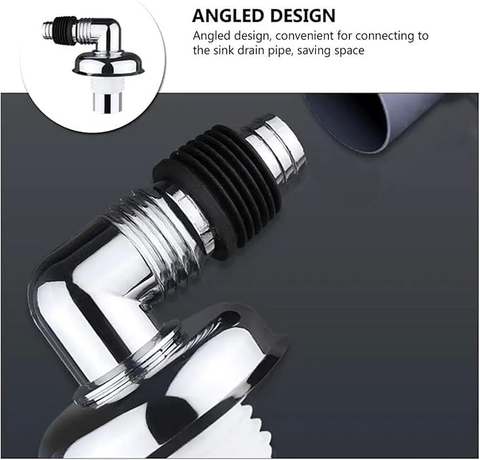 3 Way Drain Pipe For Washing Machine One-way Return Proof Drainage Strainer Stopper Insect Odor Proof Sink Sewer Joint Plug(Style B 3PCS)