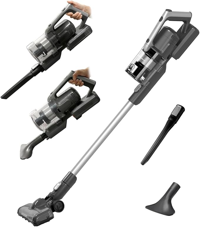 Koblenz Nova Cordless Vacuum Cleaner Lightweight and Versatile Vacuum Cleaner with Up to 45 Minutes of Runtime Vacuums Pet Hair Stick Vaccum for Harwood Floors and Carpets 120W DC Motor SVM-280