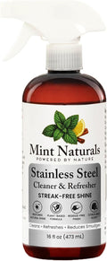 Natural Stainless Steel Cleaner &amp Polisher – Plant Based Formula That Helps Clean Restore Shine &amp Resist Fingerprints on Fridges Dishwashers Grills &amp Sinks 16 oz – Made in USA