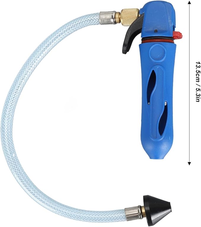 Threaded Drain Threaded CO2 Drain Cleaner with Flexible Hose for AC Condensate Line (Blue)
