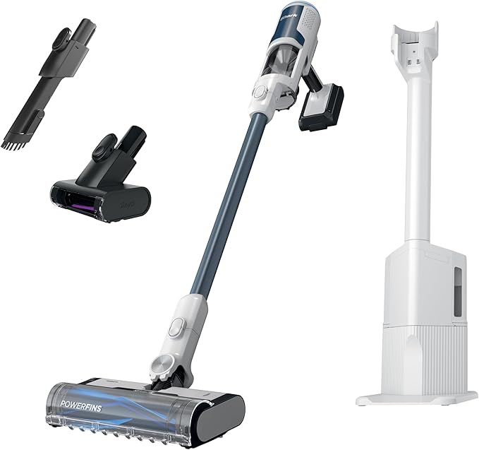 Shark Clean &amp Empty Cordless Stick Vacuum – Lightweight Cordless Vacuum with Auto-Empty System HEPA Filter Portable Rechargeable Exclusive Motorized Hand Tool for Pet Hair BU3523