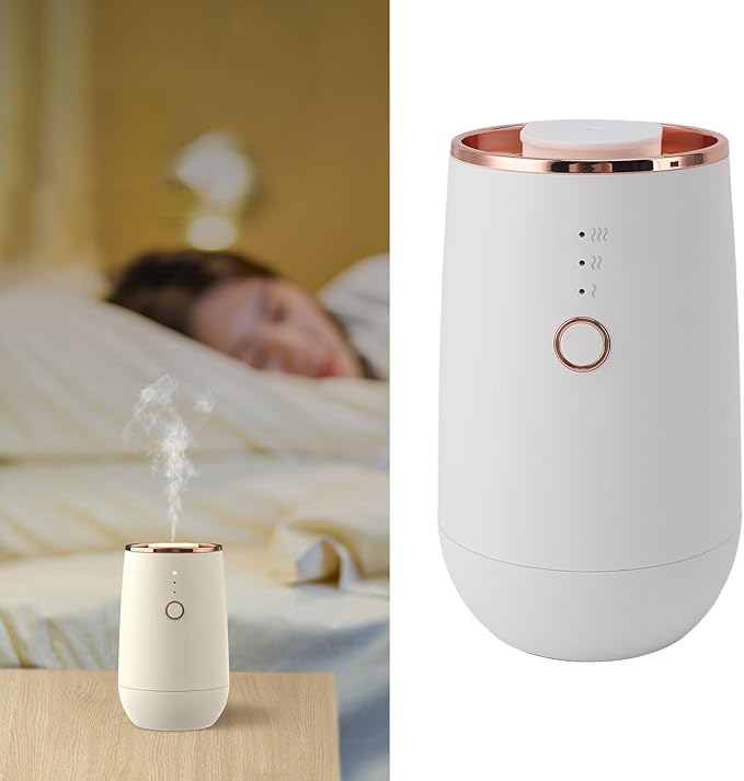 Smart Car Air Fresheners Desktop Aromatherapy Diffuser Mini Scent Air Machine for Home Room Cars Office (White)