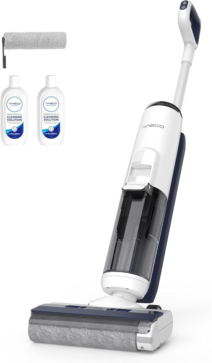 Tineco iFLOOR 5 Breeze Complete Wet Dry Vacuum Cordless Floor Washer One-Step Cleaning for Hard Floors Edge Clean Auto Self-Cleaning Lightweight &amp Cordless Design