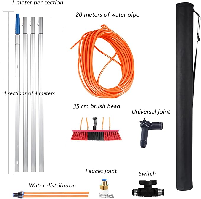 Window Cleaner Window Glass Solar Panel Cleaning System for Window Glass/Solar Panel35cm400cm
