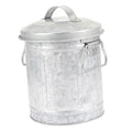 Bedroom Trash Can Desktop Wastebasket Small Garbage Can Office Rubbish Bin Iron Material Bin