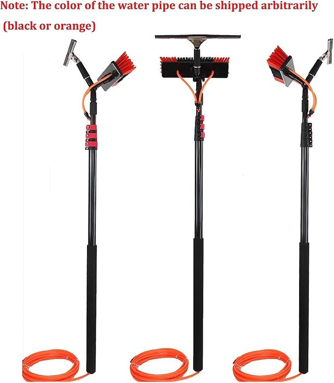 Window Cleaning Equipment Water Fed Pole Window Cleaning Equipment Telescopic Window Cleaner Cleaning Photovoltaic and Solar Panels Extendable Cleaner Conservatory (10.8m/35.4ft)
