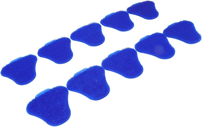 10pcs Urinal Screen Fresheners Anti-Splash Air Freshener Urinal Screen Mat for Toilet (Blue)