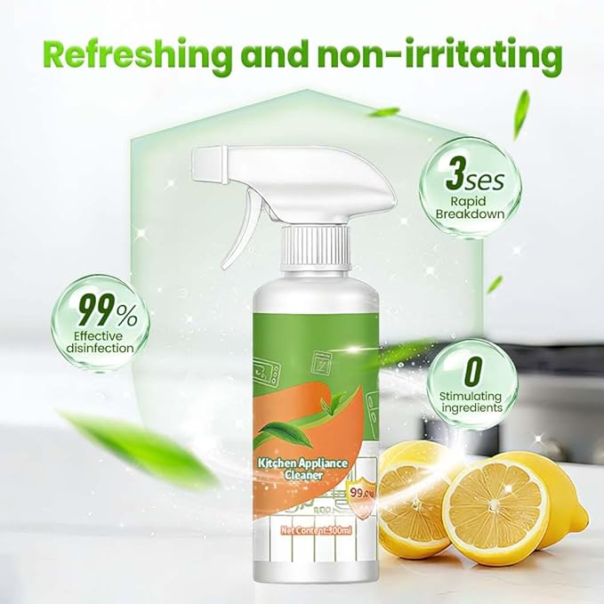 Cleanse Natural Enzyme Formula to Household Appliances 2026 New Clease Multi-Purpose Cleaner Kitchen Cleaner for Kitchen Hood Stove Oven Sink Floor (2pcs)