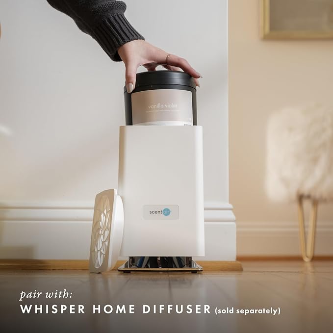ScentAir Whisper Home Monthly Plug-in Refill Fragrance Cartridge for Home and Office Amazon Exclusive Vanilla Violet