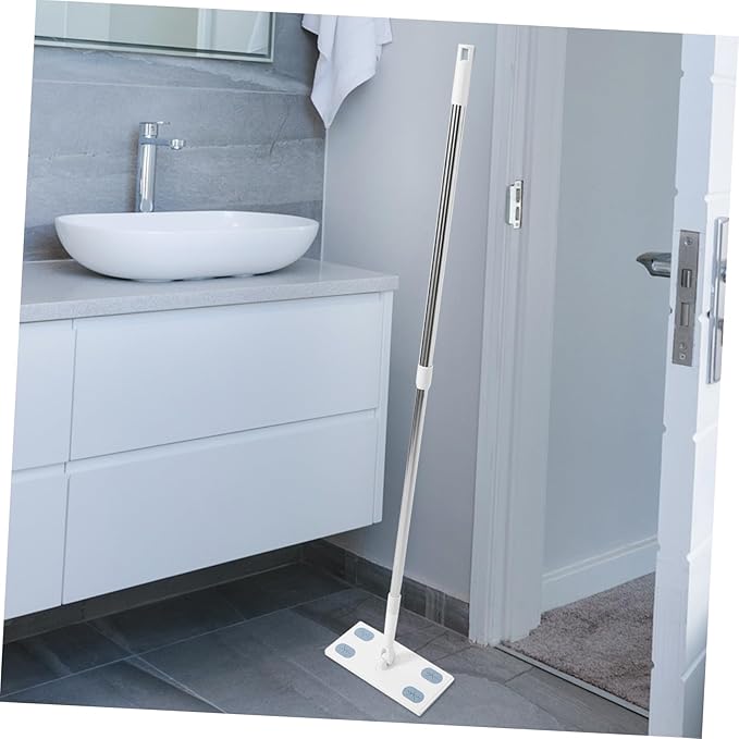 Detachable Electrostatic Dust Mop with Retractable Handle for Hardwood Ceramic Tile Cork Floors Reusable Cleaning Pad for Efficient Floor Cleaning at Home