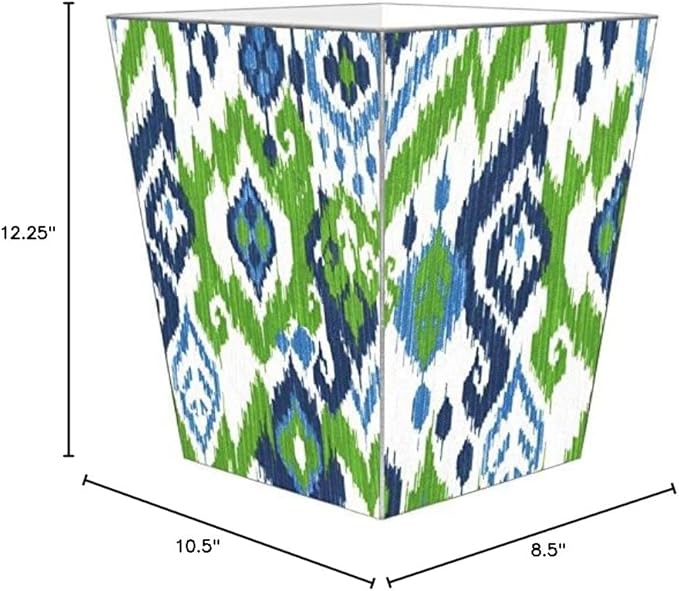 Marye-Kelley WB8408 - Seaside Ikat Wastepaper Basket