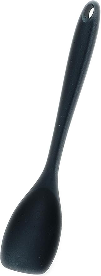 Pearl Metal Touch Silicone Cooking Spoon BLACK G-5088