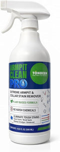 Sweat &amp Deodorant Armpit Stain Remover Spray for Clothes Multi-Stain Cleaning Solution - Yellow Mark Tough Stain Buildup Remover - 16.9 oz